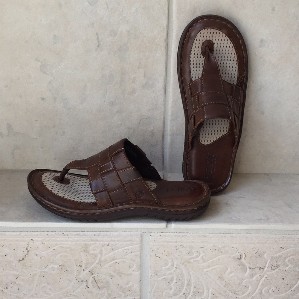BORN Leather Sandals